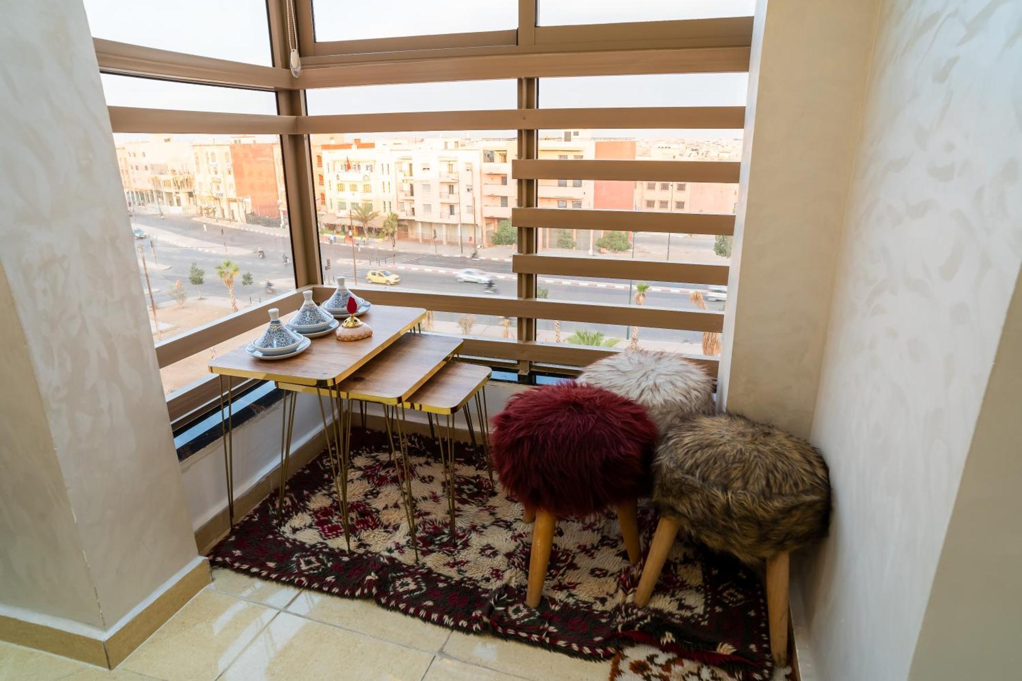 L'Horizon Aeroport Appartement มาร์ราเกช ภายนอก รูปภาพ